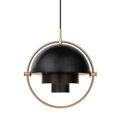 Plafonnier Multi-Lite, laiton-noir