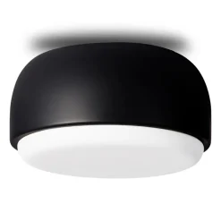 Plafonnier Over Me Ø20 cm, Noir mat