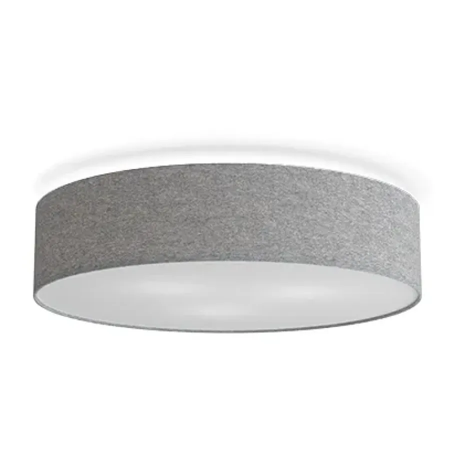 Plafonnier Soft M Ø50 cm, Gris