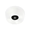 Plafonnier Yki 390, blanc/noir