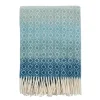 Plaid de laine Havanna, Aqua multi