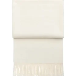 Plaid Elvang Luxury, blanc cassé