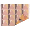 Plaid en coton Metric focus no. 1, Rose
