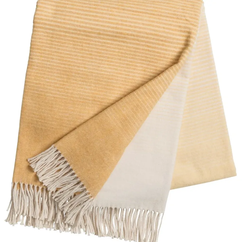 Plaid en coton Mist, Mustard