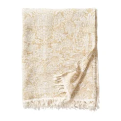 Plaid en coton Sunflower 140x200 cm, Golden