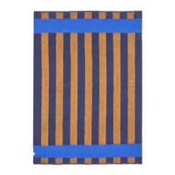 Plaid en laine Aisles 130x180 cm, Bleu