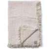 Plaid en laine Collect SC33 260x260 cm, Cloud & Milk (beige-blanc)