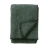 Plaid en laine Domino, vert