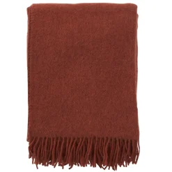 Plaid en laine Gotland 130x200cm, Rust