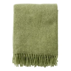 Plaid en laine Gotland 130x200cm, Pear