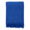Plaid en laine Gotland 130x200cm, Bleu