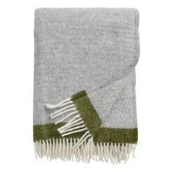 Plaid en laine Hampus 130x200 cm, Gris-avocat