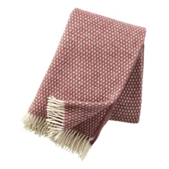 Plaid en laine Knut, rouille rouge