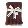 Plaid en laine Lovstrand 130x170 cm, Brown-multi