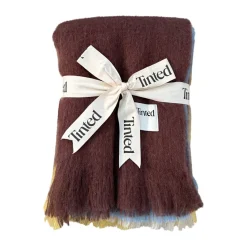 Plaid en laine Lovstrand 130x170 cm, Brown-multi