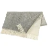 Plaid en laine Mist, Stone
