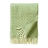 Plaid en laine Pampas 130x200 cm, Vert