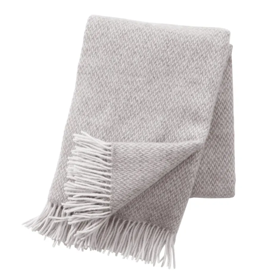 Plaid en laine Pulse, sand (beige)