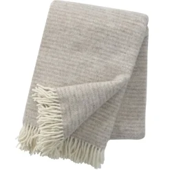 Plaid en laine Ralph, beige