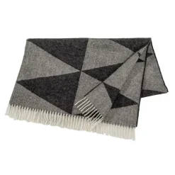 Plaid en laine Rime, Charcoal