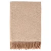 Plaid en laine Sandstone 130x180 cm, Mocca