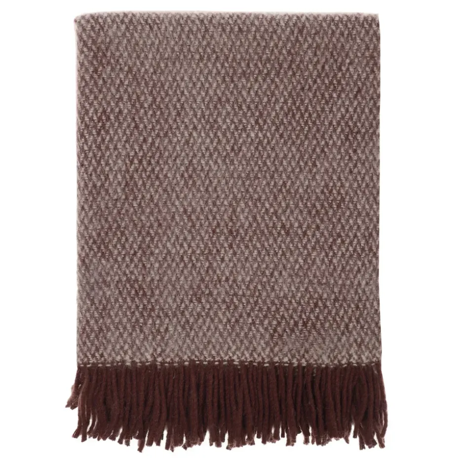 Plaid en laine Sandstone 130x180 cm, Bourgogne