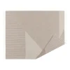 Plaid en laine Stripes 130x185 cm, Beige