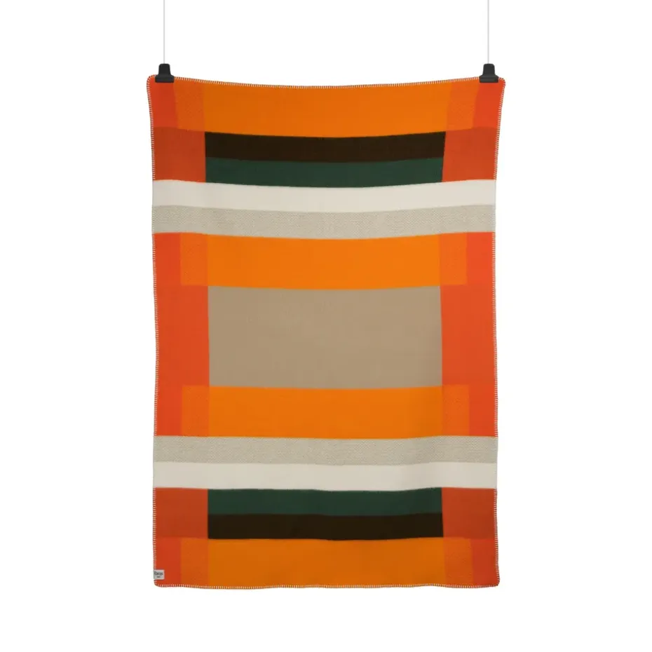 Plaid Mikkel 135x200 cm, Orange