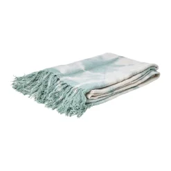 Plaid Rice 125x150 cm, Tie-dye, green