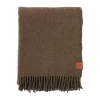 Plaid True en laine 130x200 cm, Walnut