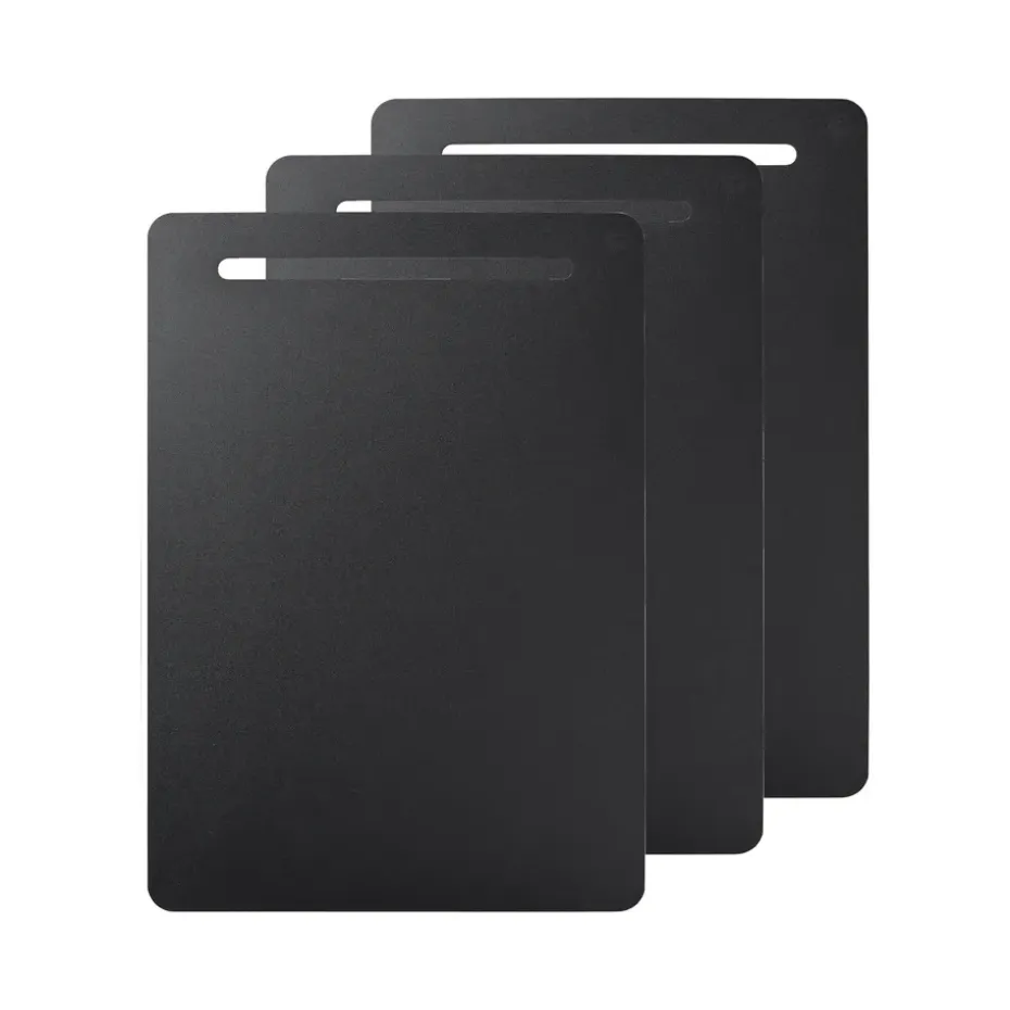 Planche à découper Functional Form Lot de 3, Noir
