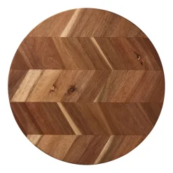 Planche à découper Herringbone Ø28 cm, Acacia