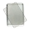 Plaque de cuisson quarter sheet Naturals avec grille, Argent