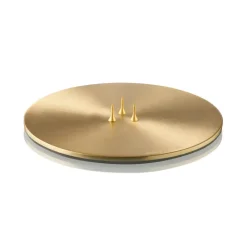Plat à bougie ester & erik Ø12 cm mat, Doré