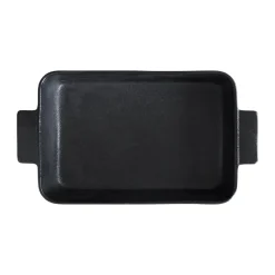 Plat à four en porcelaine noir Satake, 31 cm