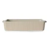 Plat à four Flora beige, 29,5x18,5 cm