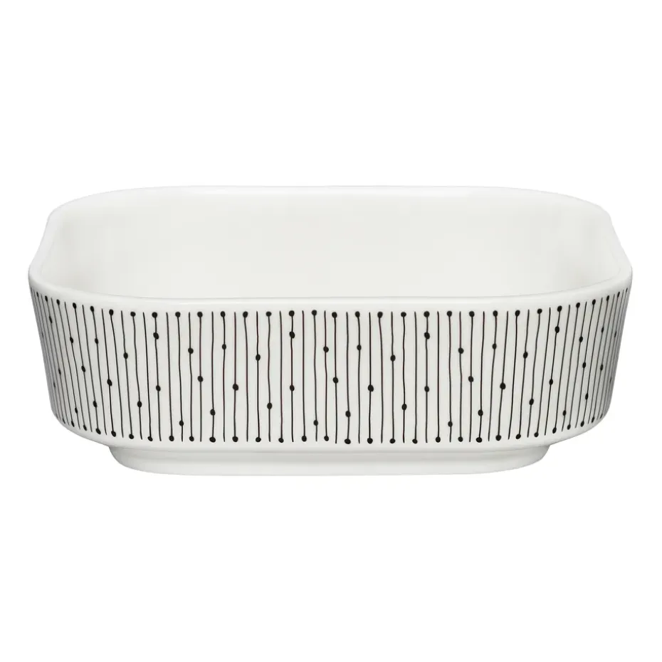 Plat à four Mainio Sarastus 0,7 l, Noir-blanc