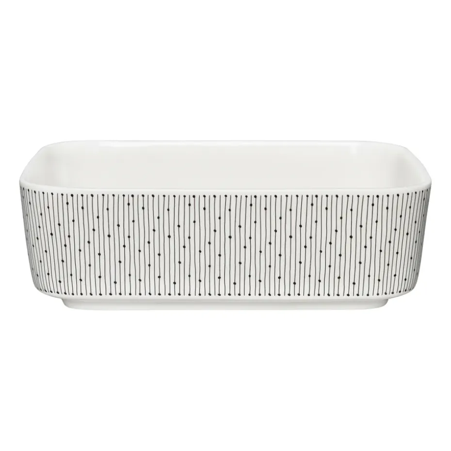 Plat à four Mainio Sarastus 2,5 l, Noir-blanc