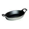 Plat à four ovale en fonte Staub 15 cm, Gris graphite