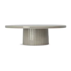 Plat à gâteau Flora Ø25,5 cm, Beige