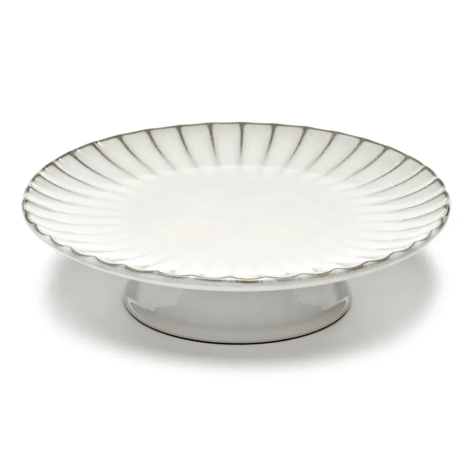 Plat à gâteau Inku L Ø24 cm, Blanc
