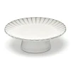 Plat à gâteau Inku M Ø21 cm, Blanc