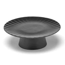 Plat à gâteau Inku M Ø21 cm, Noir