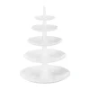 Plat à gâteau-présentoir à étages big, Cotton white