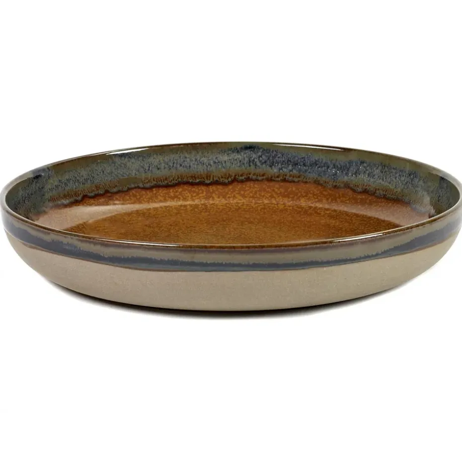 Plat à service Surface 32 cm, Rusty brown