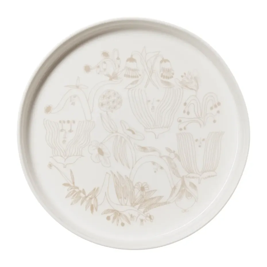 Plat à tarte Puutarhurit Ø28 cm, Beige