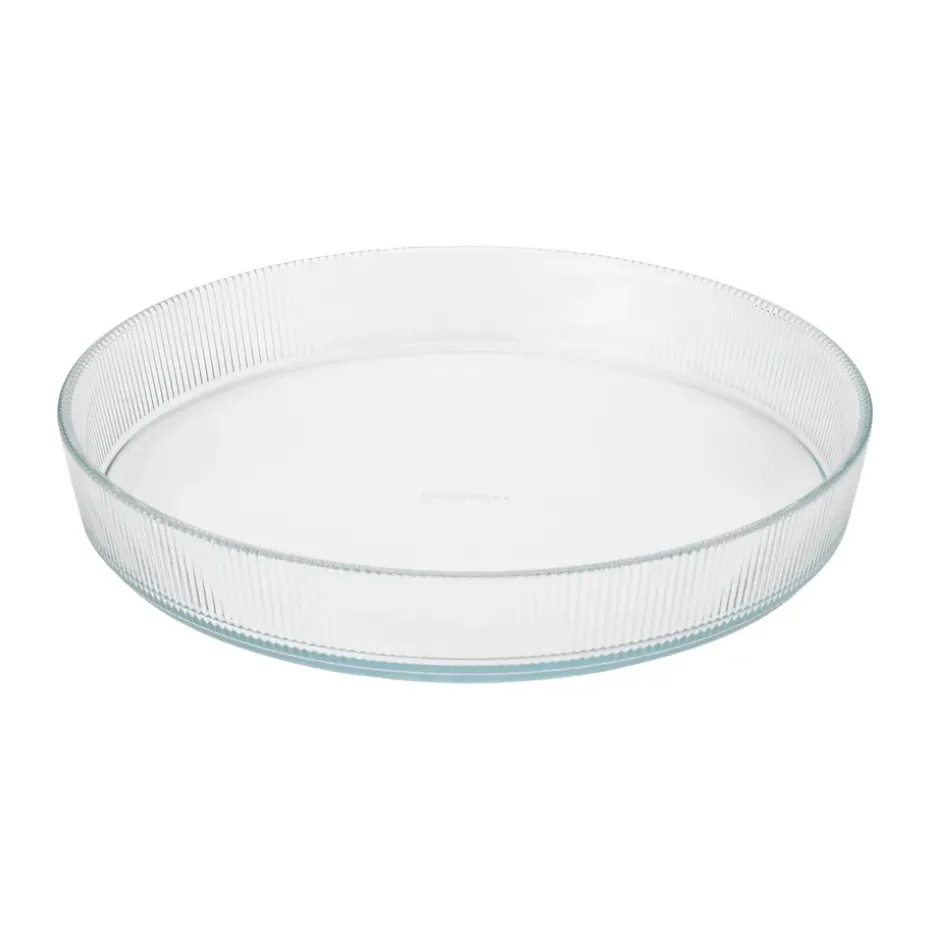 Plat allant au four Pilastro transparent, Ø28 cm