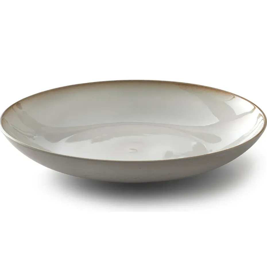 Plat Bitz Ø40 cm crème, Blanc crème-crème
