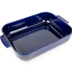 Plat de céramique Appolia 40x27 cm, Bleu