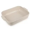 Plat de céramique Appolia 22x32 cm, Blanc